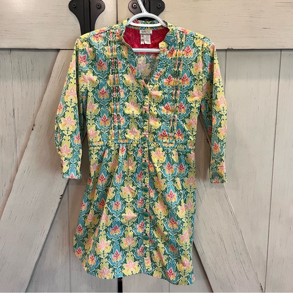 Matilda Jane Green Sleeve Tunic Size Medium